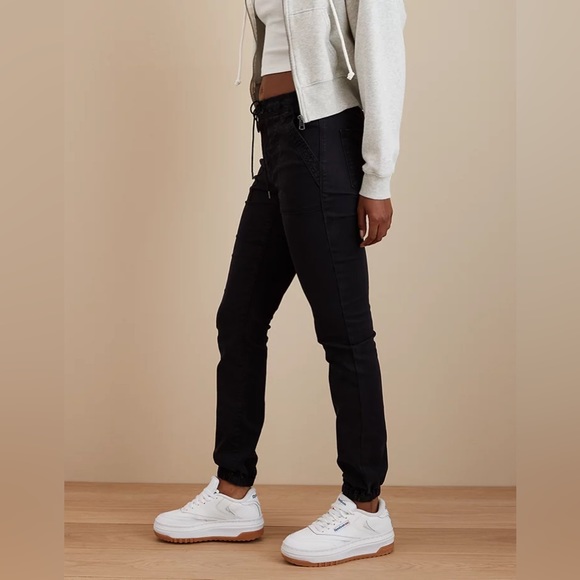 American Eagle Jegging Jogger in Black Size 8 Regular New with tags - Picture 3 of 14